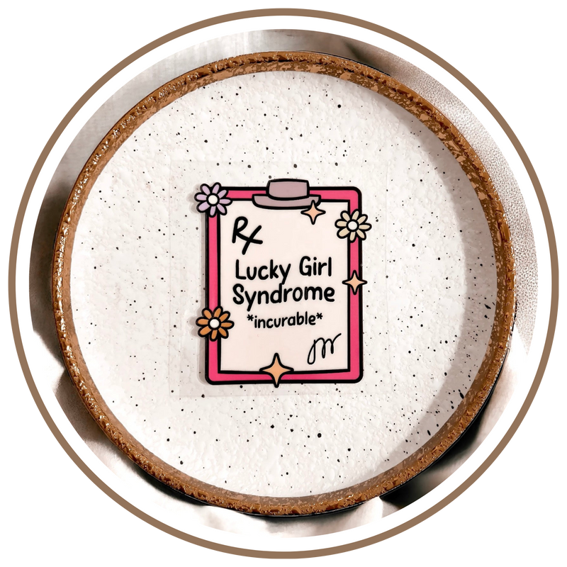 Lucky Girl UV Sticker